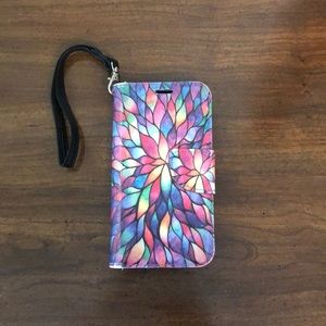 flower multi-colored samsung phone case